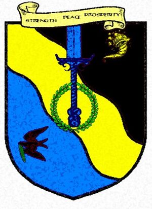 2004 NPO Coat of Arms Yellow Blue.jpg