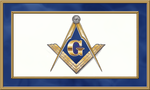 The Grand Lodge of Freemasons flag